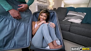 Clara's suitcase sex surprise