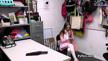 Perky cutie fucked for a second time at the officers backroom