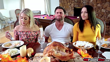 Bisex Sluts Sharing And Fucking A Huge Boner After Dinner thumbnail