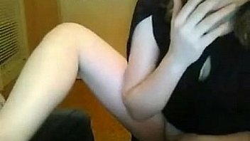 French horny blonde playing on cam by