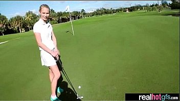 Sex tape with gorgeous gf enjoying action movie 09