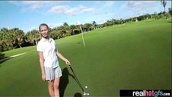 Sex tape with gorgeous gf enjoying action movie 09