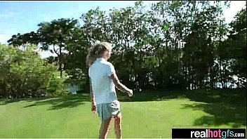 Sex tape with gorgeous gf enjoying action movie 09