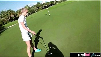 Sex tape with gorgeous gf enjoying action movie 09