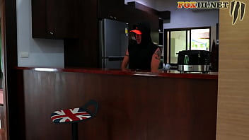 Testy yogurt surprise cum eating from naughty guy to rasta girl