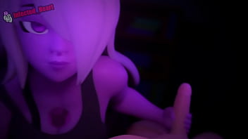 Purple shortstack strokes your cock