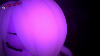 Purple shortstack strokes your cock