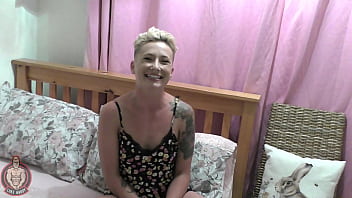 Amateur tight pussy gets destroyed in her first scene ever