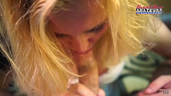 Blonde hottie mya gives a bj and gets her pussy deeply pounded and jizzed