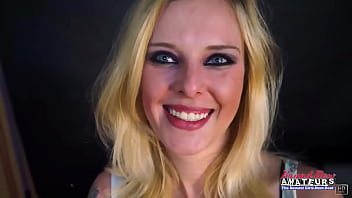 Blonde hottie mya gives a bj and gets her pussy deeply pounded and jizzed