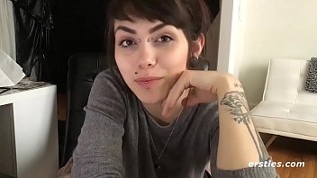 Unshaved amateur cums hard alone