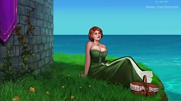 Wal 11 almost touched her big boobs but his husband caught me