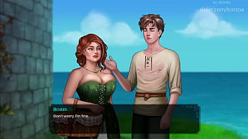 Wal 11 almost touched her big boobs but his husband caught me