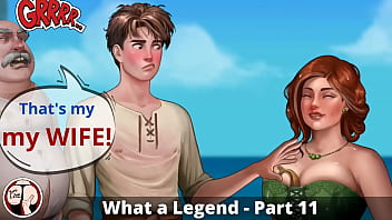 Wal 11 almost touched her big boobs but his husband caught me