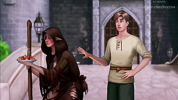 Wal 11 almost touched her big boobs but his husband caught me