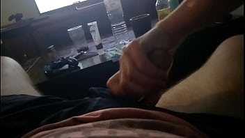 Milf tugging my cock