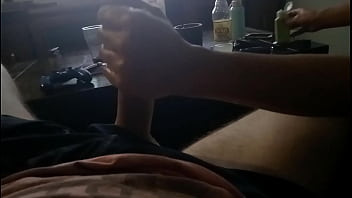 Milf tugging my cock