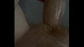 Tight and tiny hairy redhead pussy gets juicy