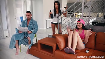 Beautiful teen nailed by her kinky stepdad