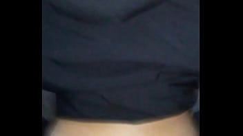 Public sex in broad daylight behind a curtain