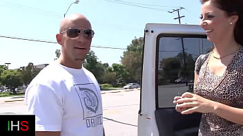 Gorgeous milf fucks with a guy with a big cock