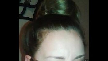 White girl showing off her head skills White girl showing off her head skills