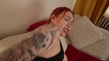 Stepson wakes up to step mom’s surprise oral sex