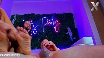 This whore has her eyes covered and her hands tied and her throat fucked bdsm