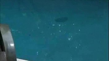 Aurora and petra poolside