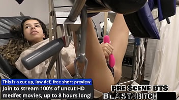 Aria nicole's stomach gets blasted with cum