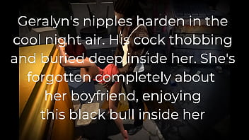 Bartender takes white girl in bar