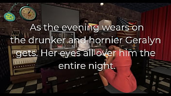 Bartender takes white girl in bar