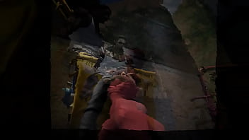 Bartender takes white girl in bar