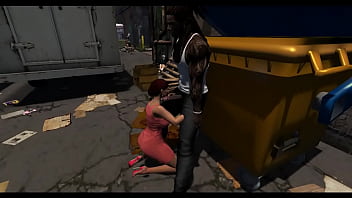 Bartender takes white girl in bar