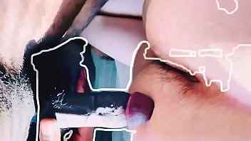 Let off a big load in her ass