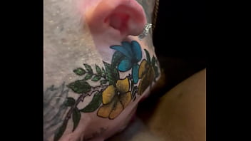 Eat my tight ebony pussy white step son while your dad is at work