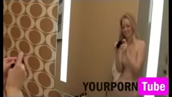 Amateur blonde gets a sticky creampie in the bathroom p 4