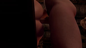 Slim blonde rides cock skyrim porn parody