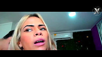 This beautiful will fill her asshole with two hard cocks at the same time double vaginal