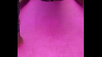 Morning workout with a wet pussy flash