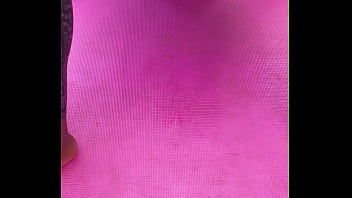 Morning workout with a wet pussy flash