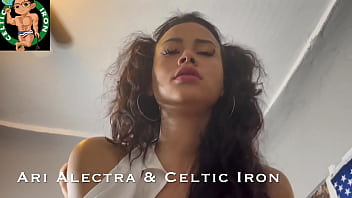 Throat goat ari alectra plays school girl to fuck big daddy's dick sextape pov