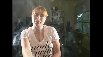 Katie 22 yr old blonde sfw non nude smoking clips