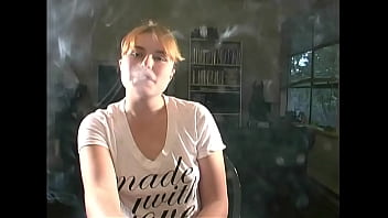 Katie 22 yr old blonde sfw non nude smoking clips