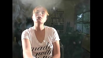 Katie 22 yr old blonde sfw non nude smoking clips