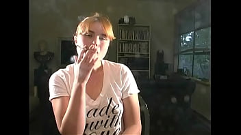 Katie 22 yr old blonde sfw non nude smoking clips