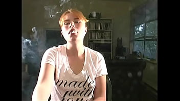 Katie 22 yr old blonde sfw non nude smoking clips