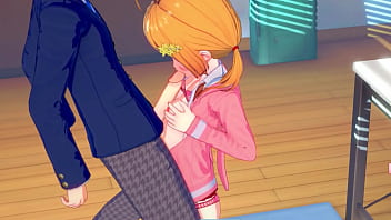 Student girl loves doing blowjobs