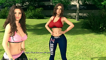 Being a dik #21 doing yoga with hot busty brunette teacher and beautiful rich brunette with perfect body