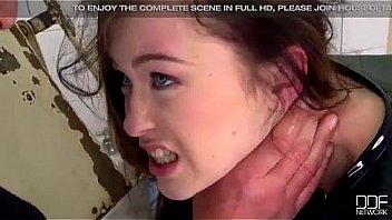 Petite babe her asshole and pussy destroyed by her boss and loves it